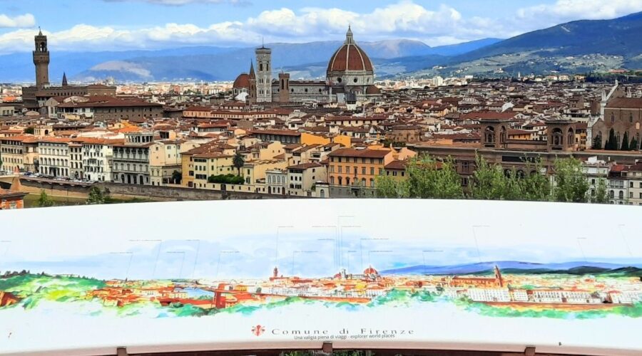 itinerario primaverile in Toscana - foto panoramica di Firenze