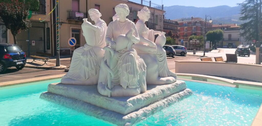 Popoli Terme: la fontana dei tre fiumi
