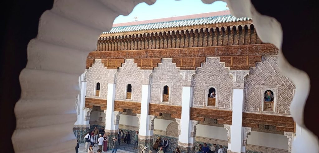 la Madrasa Ben Youssef a Marrakech